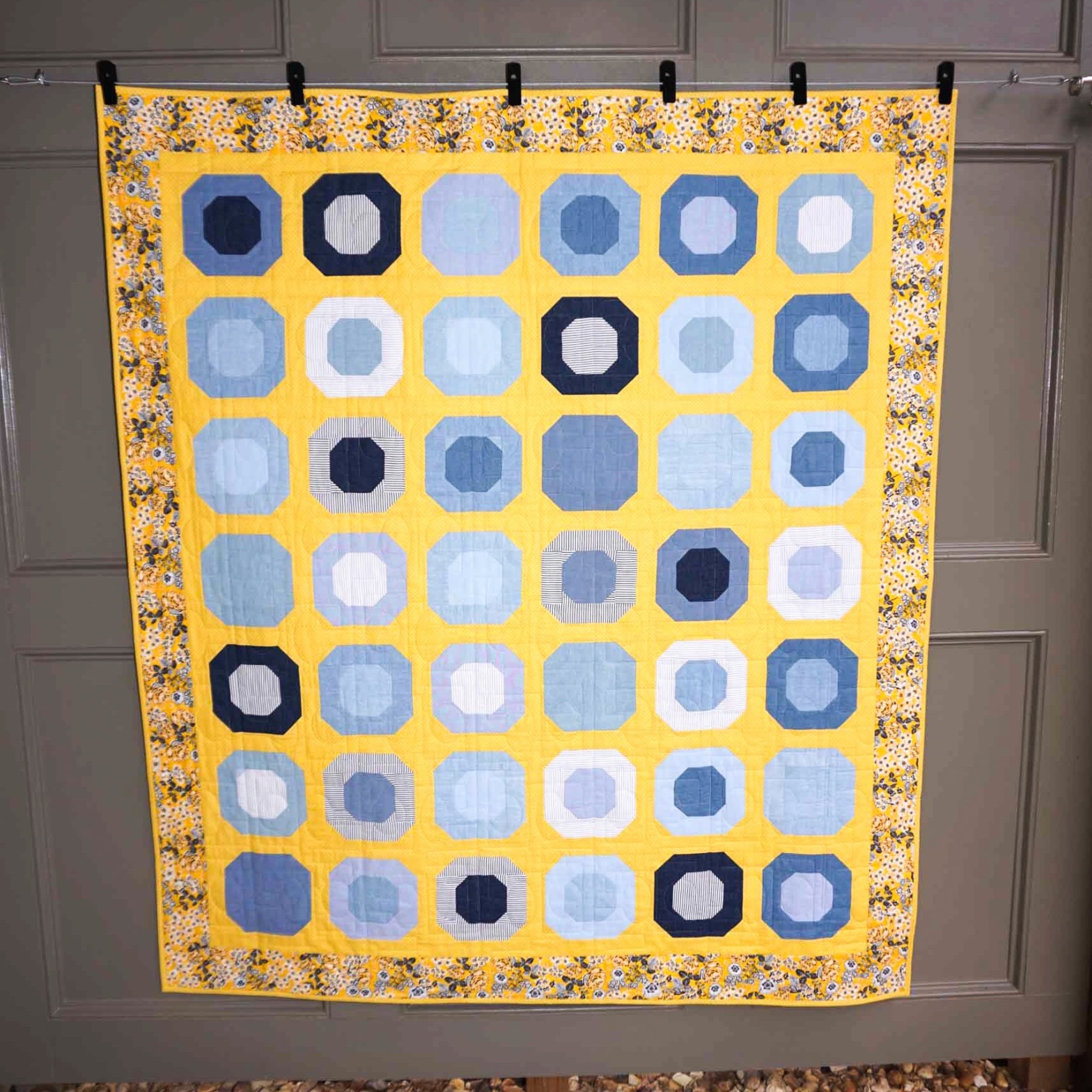 Memorial Memory Quilt using Dottie pattern by Allison R. Harris of Cluck Cluck Sew